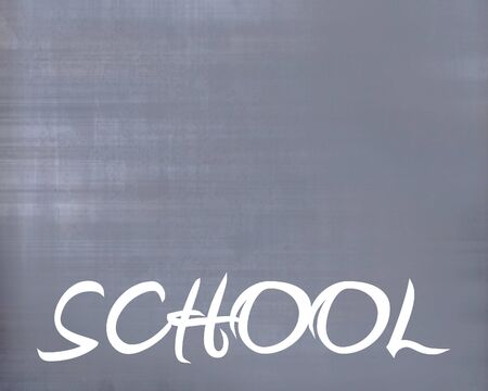 grey school chalk board as in a classroom