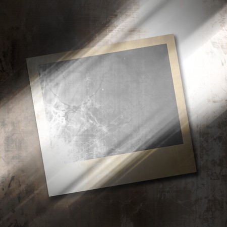 old photo on a grunge background with some damageの写真素材