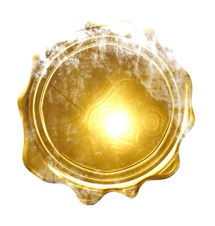 gold medal on a solid white backgroundの写真素材