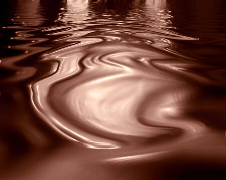 Molten chocolate background with smooth lines in itの写真素材