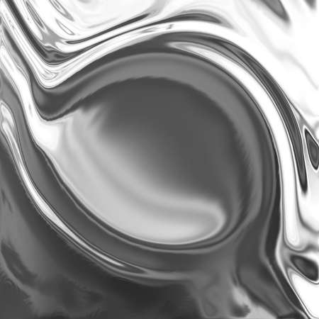 Silver metallic background with soft reflections and shadesの写真素材