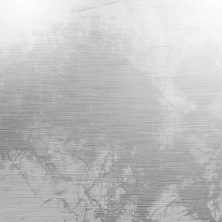 Brushed metal plate with some damage in itの写真素材