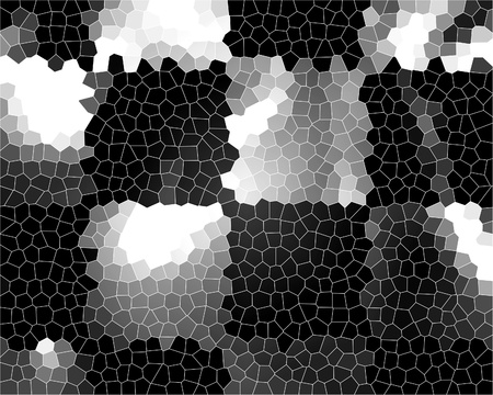 chequered flag with a mosaic pattern in itの写真素材