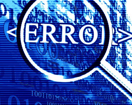 bits and bytes on a dark blue backgroundの写真素材