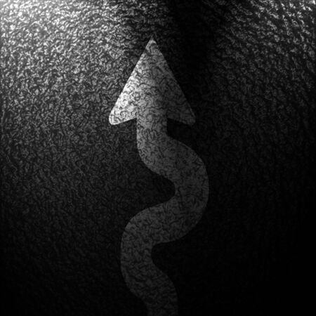 Asphalt background texture with some soft shades and spotsの写真素材