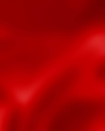 Red silk background with some soft folds and highlightsの写真素材