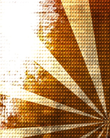 abstract brown background with some rays on itの写真素材