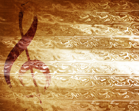 old music sheet with some spots on itの写真素材