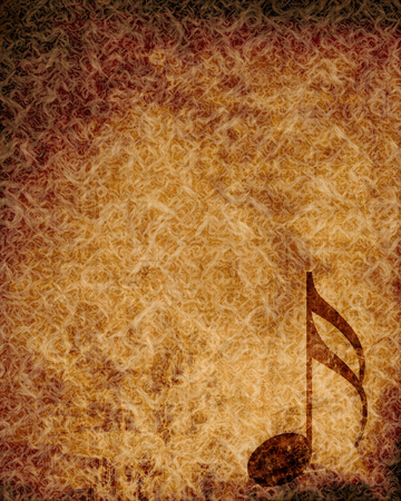 Old music sheet with some grunge effects and linesの写真素材