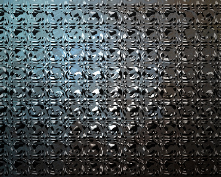 Brushed aluminium metal plate with some reflection on itの写真素材