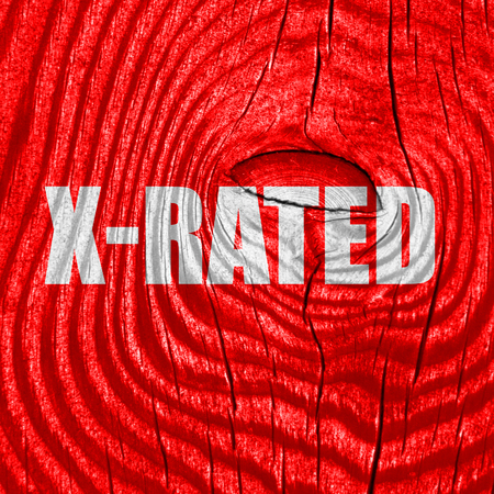 Xrated sign with some nice vivid colors