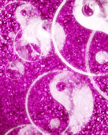 Glittering pink background with some smooth lights and sparklesの写真素材