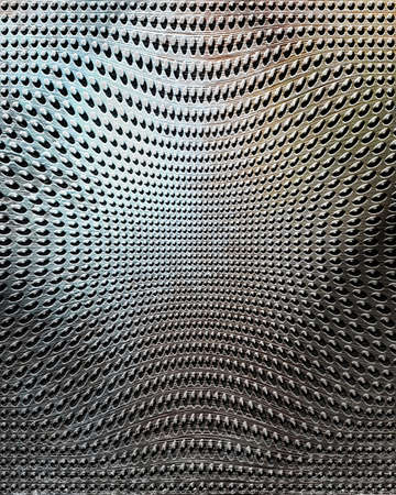 metal plate with some reflected light on itの写真素材