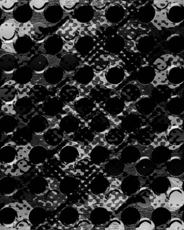 Worn metal plate with reflected lightの写真素材