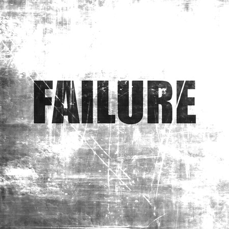 Failure sign with some smooth lines and highlightsの写真素材