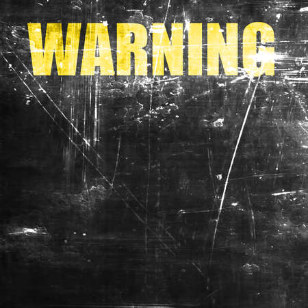 Empty warning sign with space for your own textの写真素材