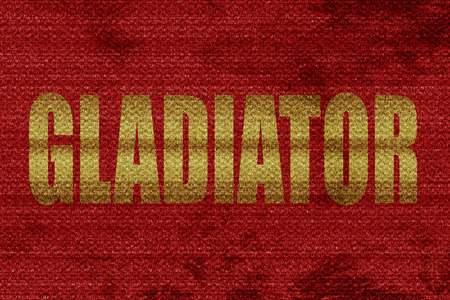 gladiator sign roman empireの写真素材