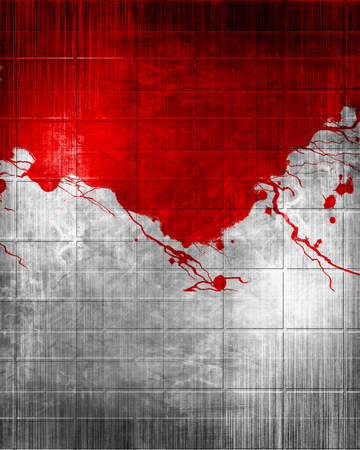 Blood on Grunge background with some rough lines and highlightsの写真素材
