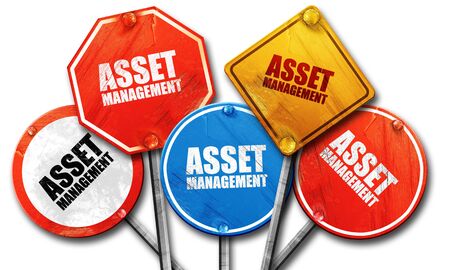 asset management, 3D rendering, rough street sign collectionの写真素材