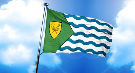 Vancouver flag, 3D renderingの写真素材