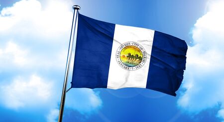 Toledo flag, 3D renderingの写真素材