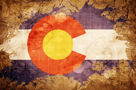 Vintage flagの写真素材