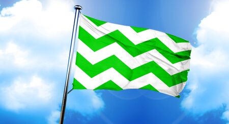 Westland flag, 3D renderingの写真素材