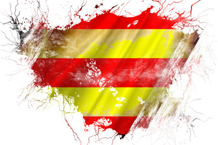 Grunge old Aust agder flagの写真素材