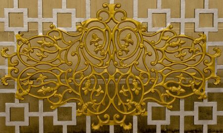 Floral design decorative grilleの写真素材