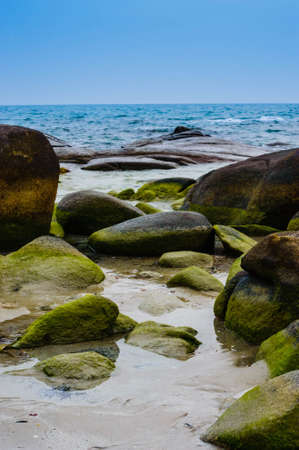 Beautiful seascape  Sea and rock Nature compositionの写真素材