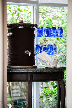 Drinking water tank containerの写真素材