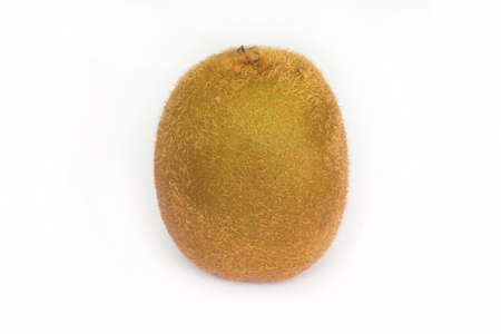 Kiwi fruit isolated on white backgroundの写真素材
