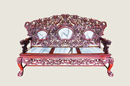 Wooden chair vintage styleの写真素材