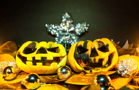 Halloween pumpkinの写真素材