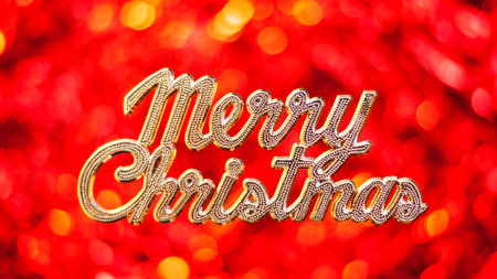 Christmas light backgroundの写真素材