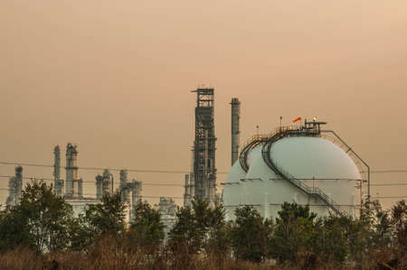 Natural Gas Tanksの写真素材