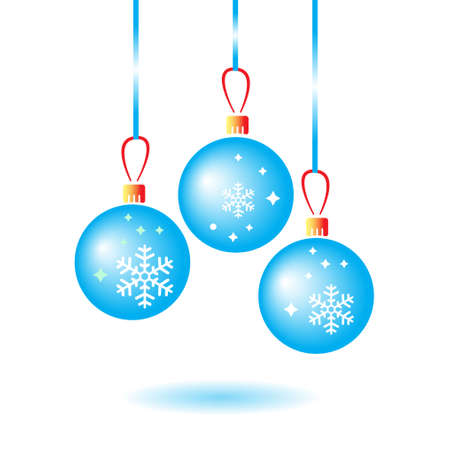 Christmas balls icon.のイラスト素材