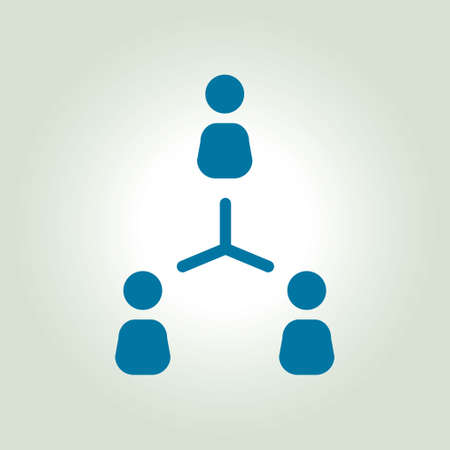 Communication concept. Social network single icon. Global technology. The network of social connections in the business.のイラスト素材