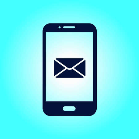 Mobile mail sign.のイラスト素材