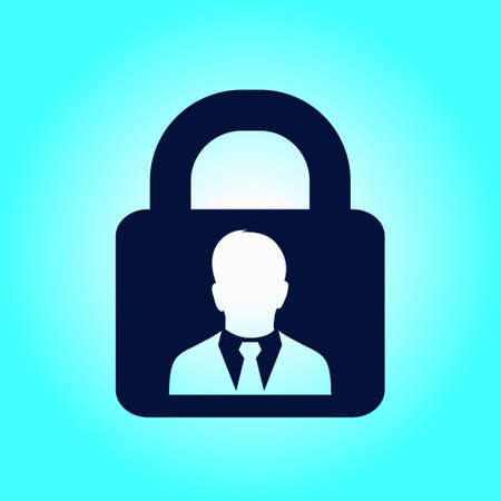 Icon of lock.のイラスト素材