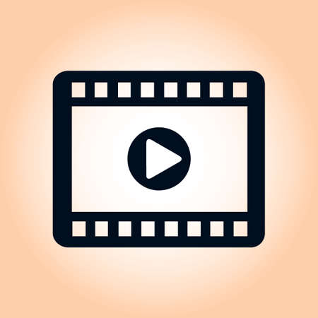 Movie player symbol.のイラスト素材