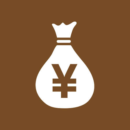 Money bag icon.のイラスト素材