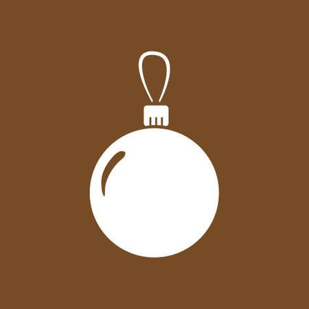 Christmas ball sign symbol.のイラスト素材