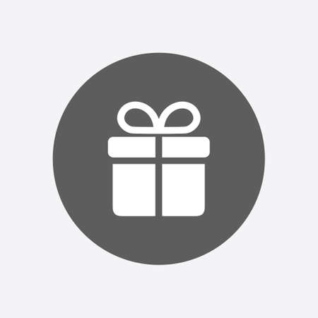 Gift box  icon. Present - a personal offer. Gift wrapping.のイラスト素材