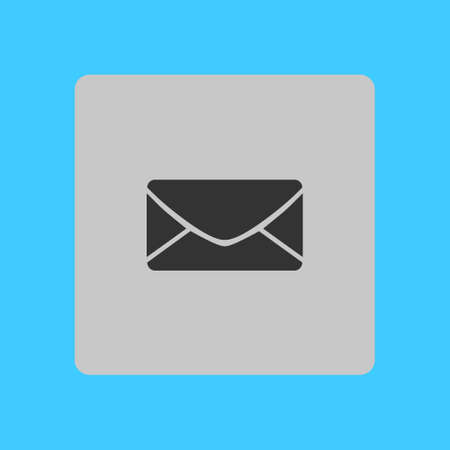 Flat mail icon.のイラスト素材