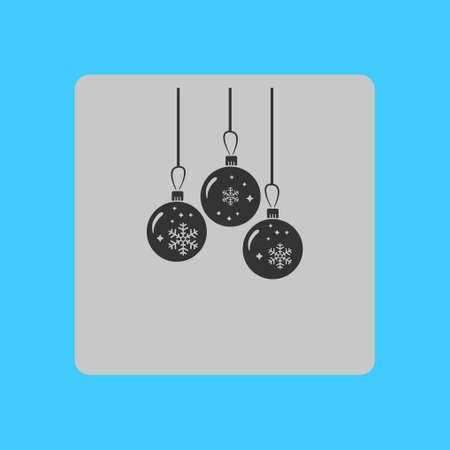 Christmas ball sign symbol.のイラスト素材