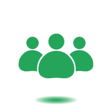 Team work  icon. Office workers and business team.のイラスト素材