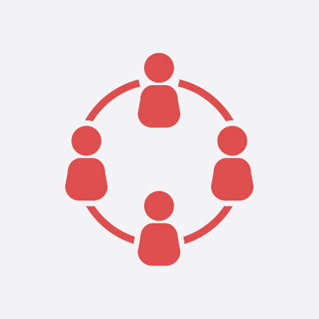 Communication concept. Social network single icon. Global technology. The network of social connections in the business.のイラスト素材