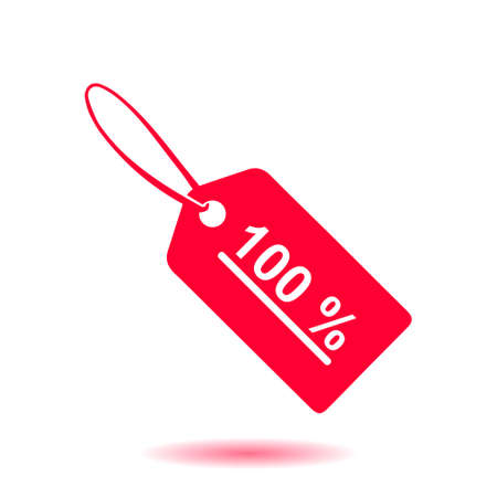 Sale tags icon. Flat design style. Badge tag, a price tag, discountのイラスト素材