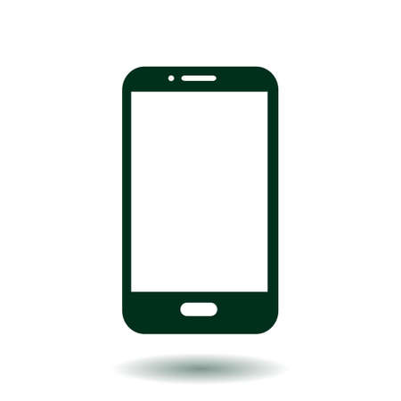 Vector illustration of smartphone icon. Flat design style.のイラスト素材